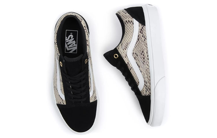 (W) Vans Old Skool Shoes 'Black Beige' 圖 4