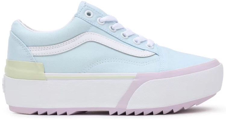 Vans Pastel Old Skool Stacked Low-Top Sneakers Biru/Pink VN0A4U1524D Order Vans Pastel Old Skool Stacked Low-Top Sneakers Biru/Pink VN0A4U1524D