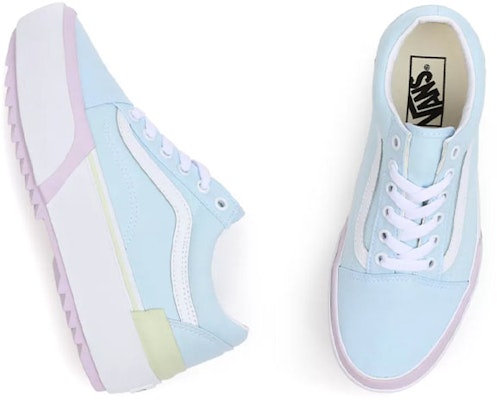 Vans Pastel Old Skool Stacked Low-Top Sneakers Biru/Pink VN0A4U1524D Shop Vans Pastel Old Skool Stacked Low-Top Sneakers Biru/Pink VN0A4U1524D