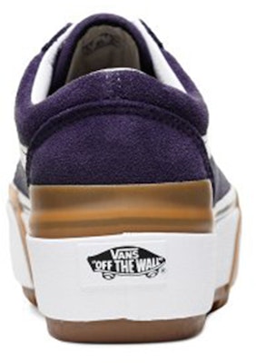 Vans Old Skool Stacked 女款 紫色 Lookbook Vans Old Skool Stacked 女款 紫色