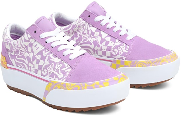 (W) Vans Old Skool 厚底鞋 'Wavy Daze' VN0A4U15BD9 Lookbook (W) Vans Old Skool 厚底鞋 'Wavy Daze' VN0A4U15BD9