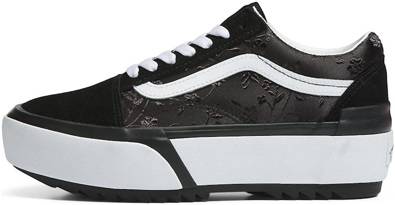 (W) Vans Old Skool Stacked 'Satin Floral Black' Zapatillas Mujer Florales Negras VN0A4U15BLK Buy (W) Vans Old Skool Stacked 'Satin Floral Black' Zapatillas Mujer Florales Negras VN0A4U15BLK