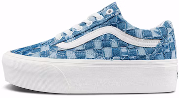(Women) Vans Old Skool Stackform 'Woven Denim' VN0A7Q5MB6A (Women) Vans Old Skool Stackform 'Woven Denim' VN0A7Q5MB6A