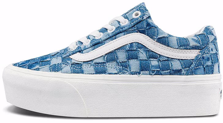 (Women) Vans Old Skool Stackform 'Woven Denim' VN0A7Q5MB6A Buy (Women) Vans Old Skool Stackform 'Woven Denim' VN0A7Q5MB6A