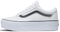 Buy (W) Vans Old Skool Stackform Kulit 'Putih Hitam' VN0A7Q5MTWB