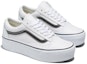 Order (W) Vans Old Skool Stackform Kulit 'Putih Hitam' VN0A7Q5MTWB