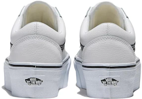 Lookbook (W) Vans Old Skool Stackform Pelle ''Bianco Nero'' VN0A7Q5MTWB
