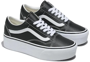 Lookbook Vans Old Skool 簡約百搭 耐磨增高 低幫 板鞋 男女同款 黑色