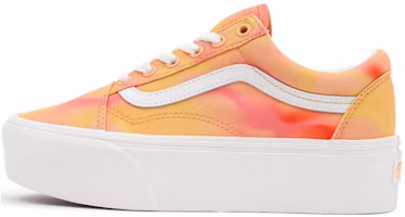 (Women) Vans Old Skool Stackform Shoes 'Orange White' VN0A7Q5MORA (Women) Vans Old Skool Stackform Shoes 'Orange White' VN0A7Q5MORA