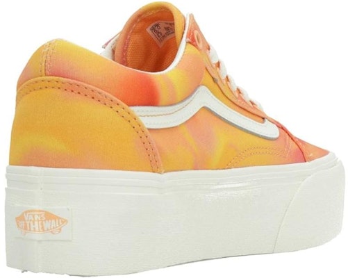 (Women) Vans Old Skool Stackform Shoes 'Orange White' VN0A7Q5MORA Shop (Women) Vans Old Skool Stackform Shoes 'Orange White' VN0A7Q5MORA