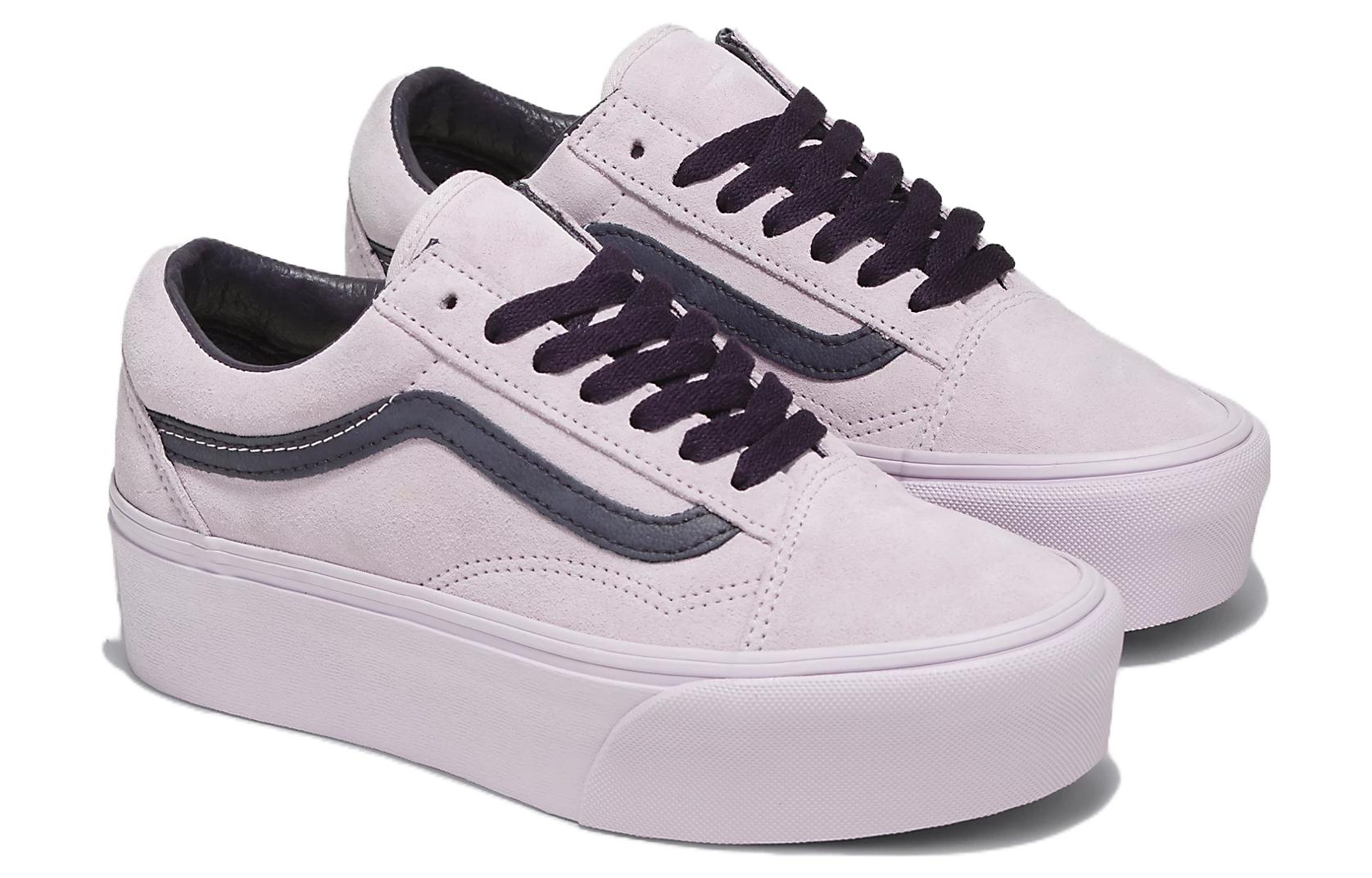 Order (W) Vans Old Skool Stackform Suede 'Lavender' VN0009PZLAE