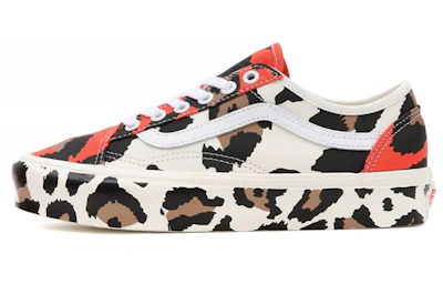 Vans Animal Old Skool Tapered Sneakers Black/White/Red