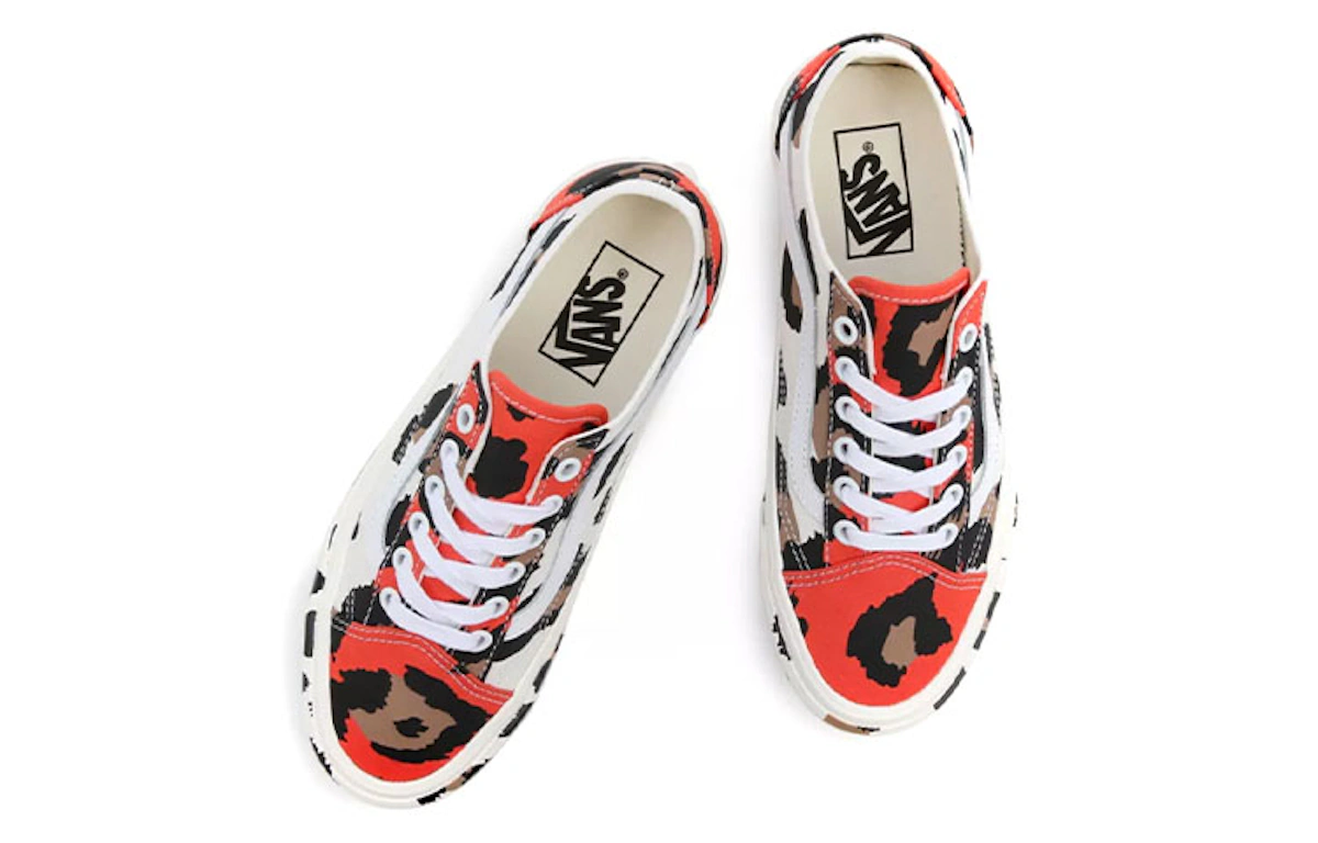 Vans Animal Old Skool Tapered Sneakers Black/White/Red