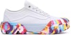 Vans Old Skool Tapered Low-Top 'Modular White' Lelaki Wanita Kasual Sneakers VN0A4BVPBDS