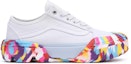 Order Vans Old Skool Tapered Low-Top 'Modular White' Lelaki Wanita Kasual Sneakers VN0A4BVPBDS
