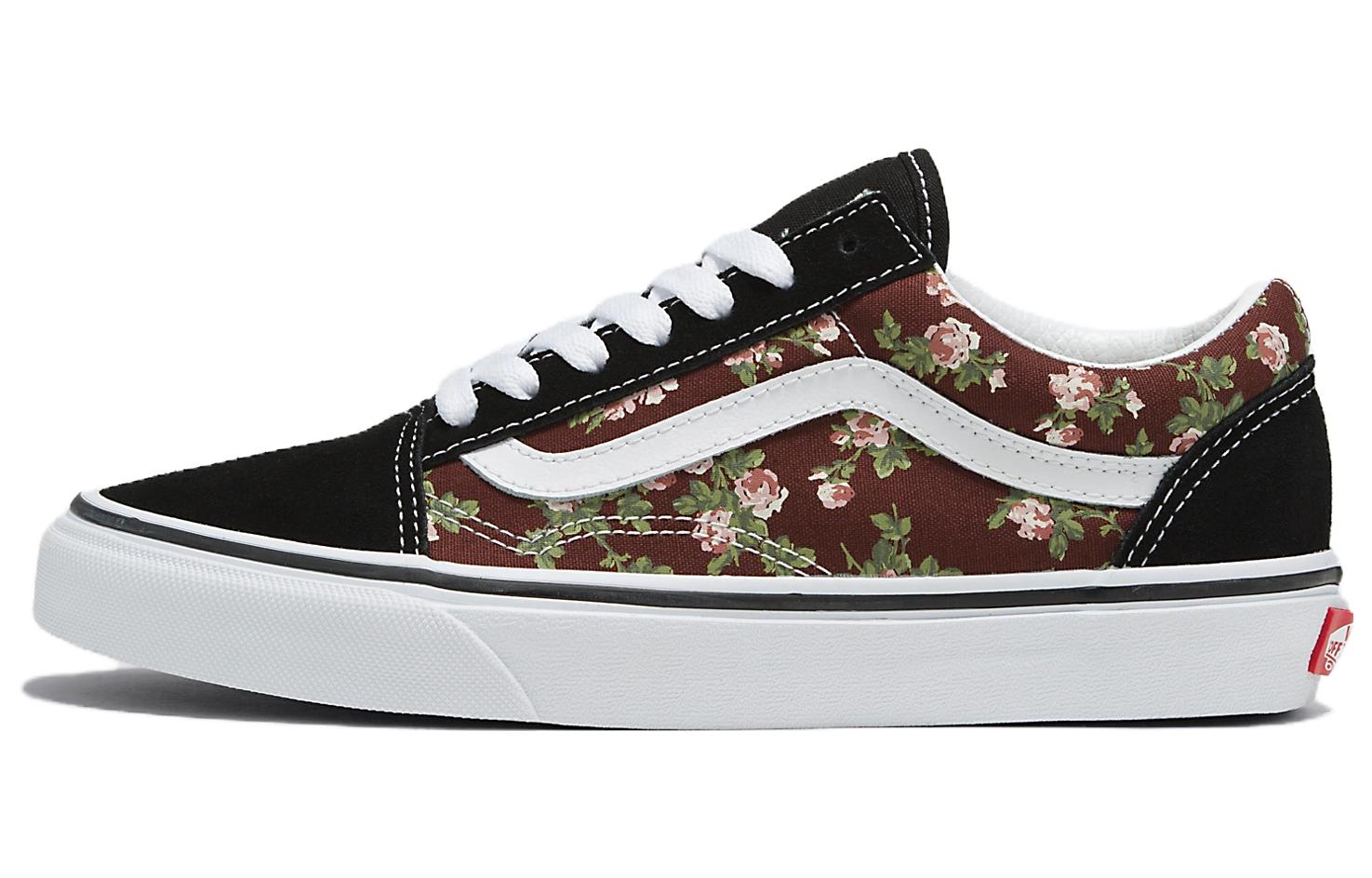 (Women) Vans Old Skool Wallflower Floral 'Black Brown' VN0007NT7YO