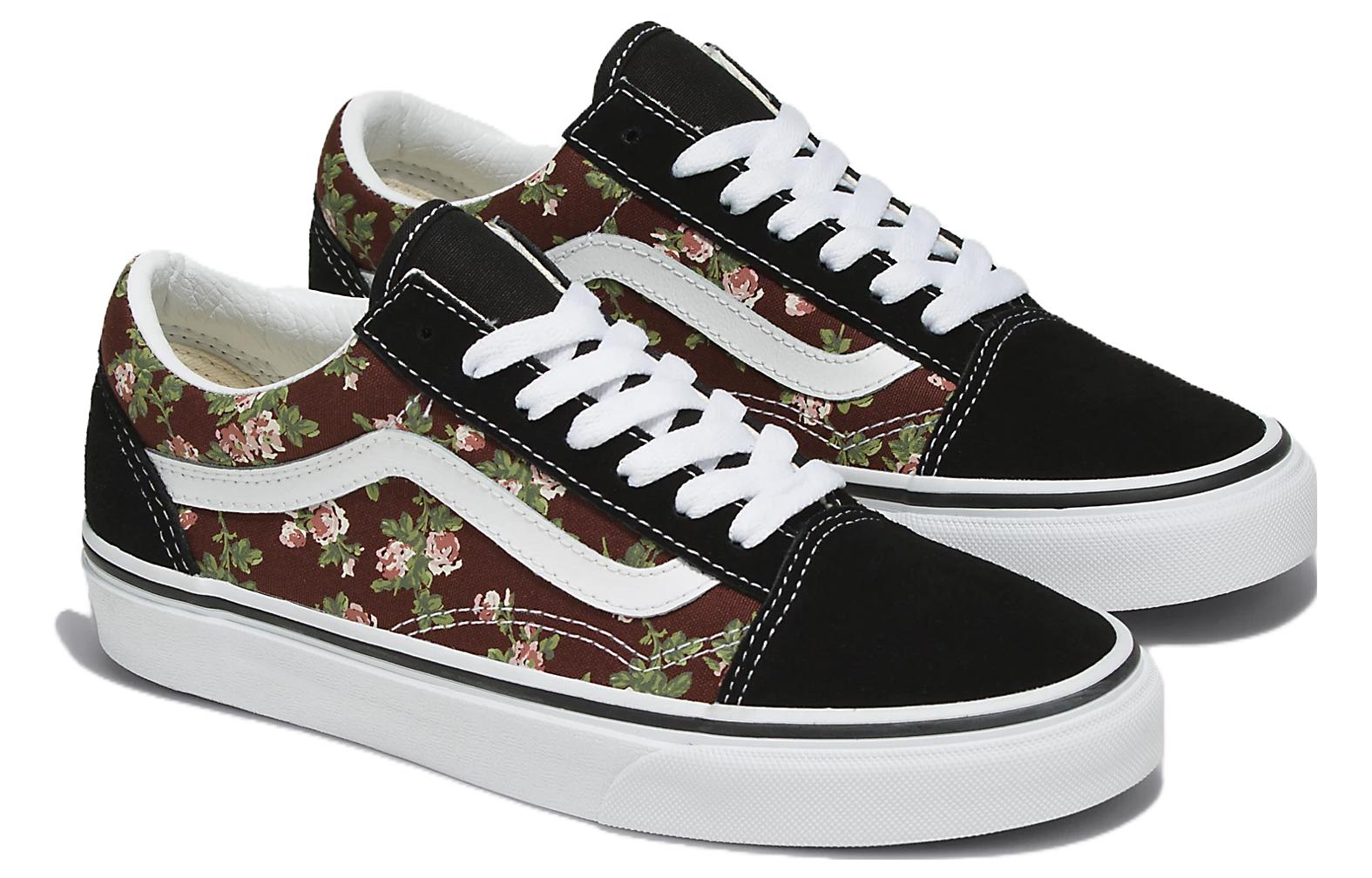 (W) Vans Old Skool Wallflower Floral 'Black Brown' 圖 2