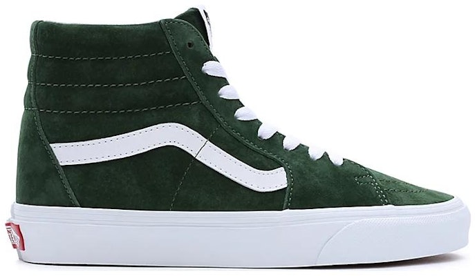 (Women) Vans Pig Suede Sk8-Hi 'Green White' VN0007NSBXU Order (Women) Vans Pig Suede Sk8-Hi 'Green White' VN0007NSBXU