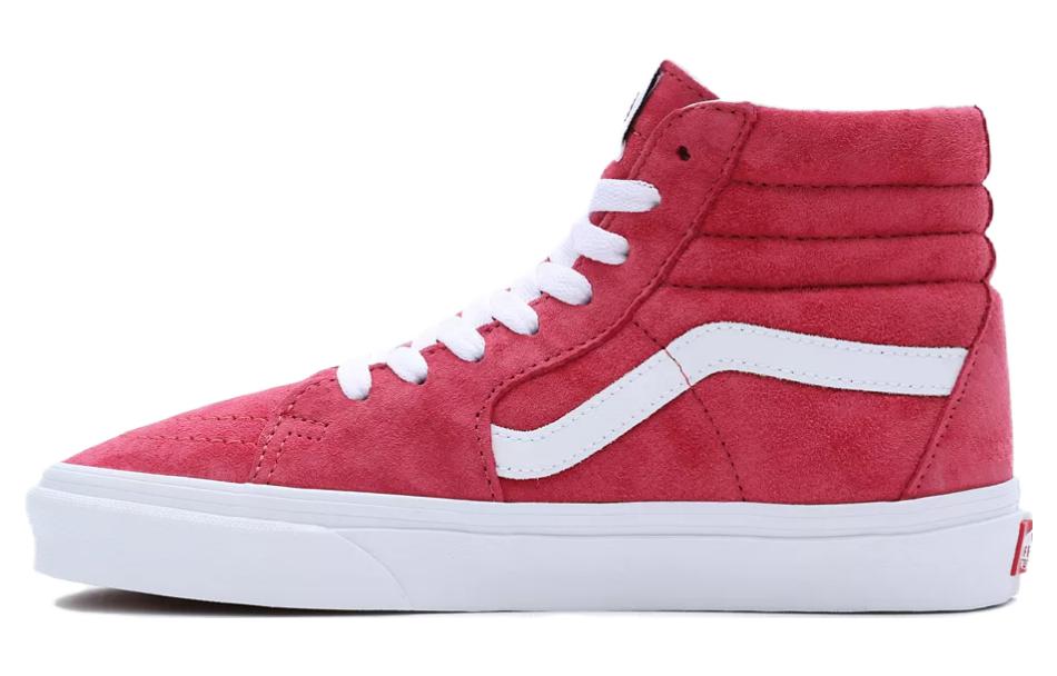 Buy Vans SK8 HI 舒適 防滑減震 高筒 滑板鞋 女款 復古紅