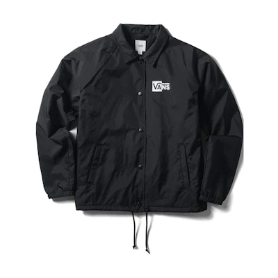 (Women) Vans Raglan Jacket Black with Checkerboard Print VN0A3IO6-BLK