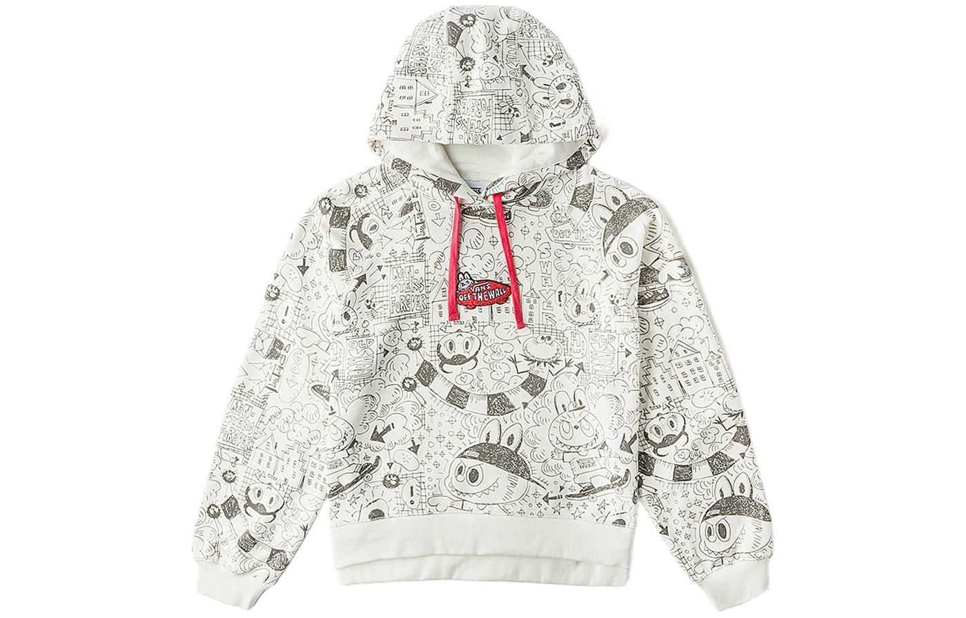 (Women) Vans Retro Cartoon Anime Hoodie Long Sleeve Off-White VN000JFDDGC