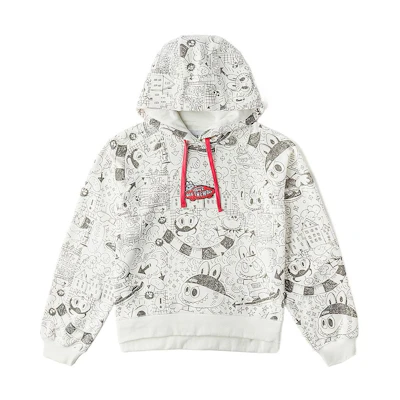 (Women) Vans Retro Cartoon Anime Hoodie Long Sleeve Off-White VN000JFDDGC
