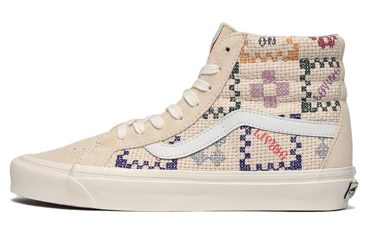 Buy (W) (Vans女性用) SK8-Hi 38 DX シューズ『ベージュマルチ』VN0A5KRT2VZ VN0A5KRT2VZ