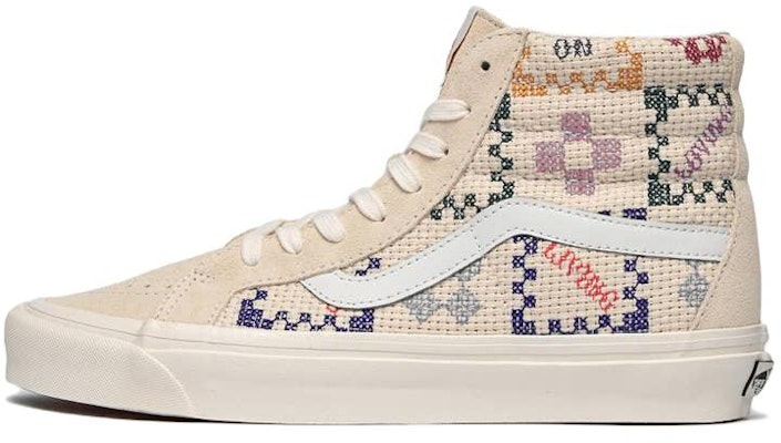 (W) (Vans女性用) SK8-Hi 38 DX シューズ『ベージュマルチ』VN0A5KRT2VZ VN0A5KRT2VZ Buy (W) (Vans女性用) SK8-Hi 38 DX シューズ『ベージュマルチ』VN0A5KRT2VZ VN0A5KRT2VZ