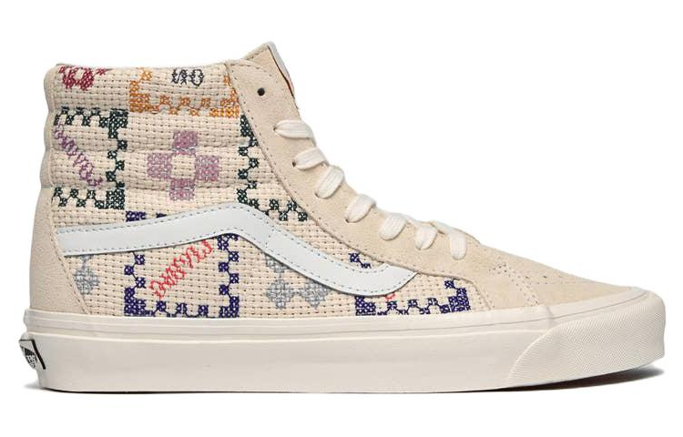 (W) Vans SK8-Hi 38 DX Shoes 'Beige Multi' 圖 2