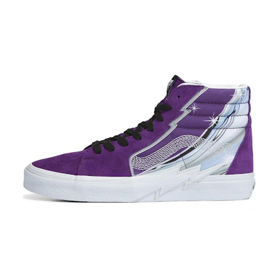 (W) Vans Sk8-Hi Bolt Chrome Flash Shoes 'Acai Purple'