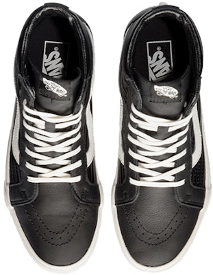 (W) バンズ SK8-Hi モトレザー 黒白 VN0A2XSBOGG Lookbook (W) バンズ SK8-Hi モトレザー 黒白 VN0A2XSBOGG