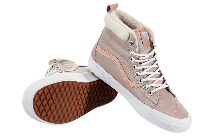 Shop (Women) Vans Sk8-Hi MTE 'Metallic Soft Pink' VN0A33TXUC7