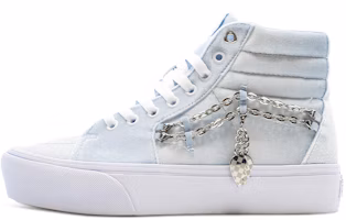 (Women) Vans Sk8-Hi Platform 2.0 Chain Velvet Ballad Blue VN0A3TKN4W1 (Women) Vans Sk8-Hi Platform 2.0 Chain Velvet Ballad Blue VN0A3TKN4W1