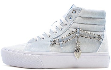 (W) Vans Sk8-Hi Platform 2.0 链条天鹅绒蓝色高帮鞋 VN0A3TKN4W1 Buy (W) Vans Sk8-Hi Platform 2.0 链条天鹅绒蓝色高帮鞋 VN0A3TKN4W1