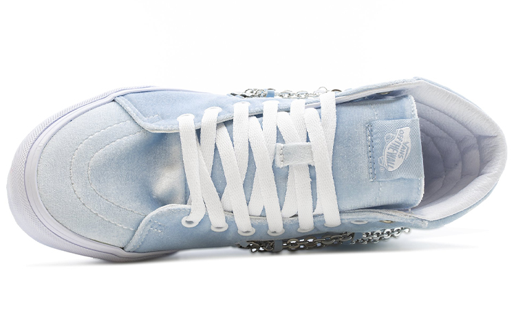 Lookbook (W) Vans Sk8-Hi Platform 2.0 Chain Samt Ballad Blue VN0A3TKN4W1