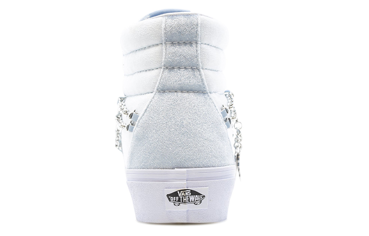 Shop (W) Vans Sk8-Hi Platform 2.0 Chain Samt Ballad Blue VN0A3TKN4W1