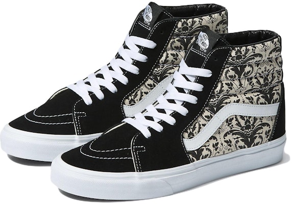 (Women) Vans Sk8-Hi Skull Tapestry Shoes 'Black White' VN0A7Q5N95X Lookbook (Women) Vans Sk8-Hi Skull Tapestry Shoes 'Black White' VN0A7Q5N95X