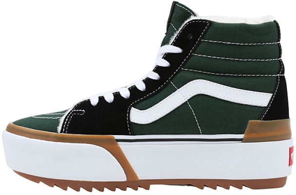 (Women) Vans Sk8-Hi Stacked High Top Shoes 'Green White' VN0A4BTWBDT Buy (Women) Vans Sk8-Hi Stacked High Top Shoes 'Green White' VN0A4BTWBDT