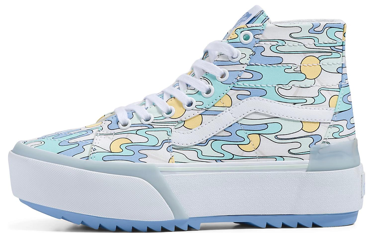 (Women) Vans Sk8-Hi Tapered Stacked 'UV Ink Sunwaves' VN0005U2ZEL