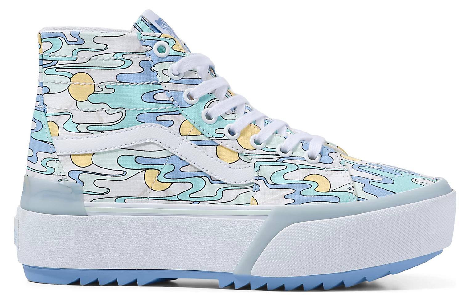 Order (女款) Vans Sk8-Hi Tapered Stacked 'UV墨水陽光波' VN0005U2ZEL