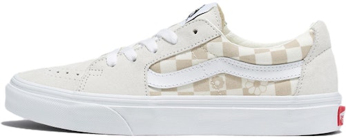 (Women) Vans Sk8-Low Floral Check 'White' VN0009QRFS8 (Women) Vans Sk8-Low Floral Check 'White' VN0009QRFS8