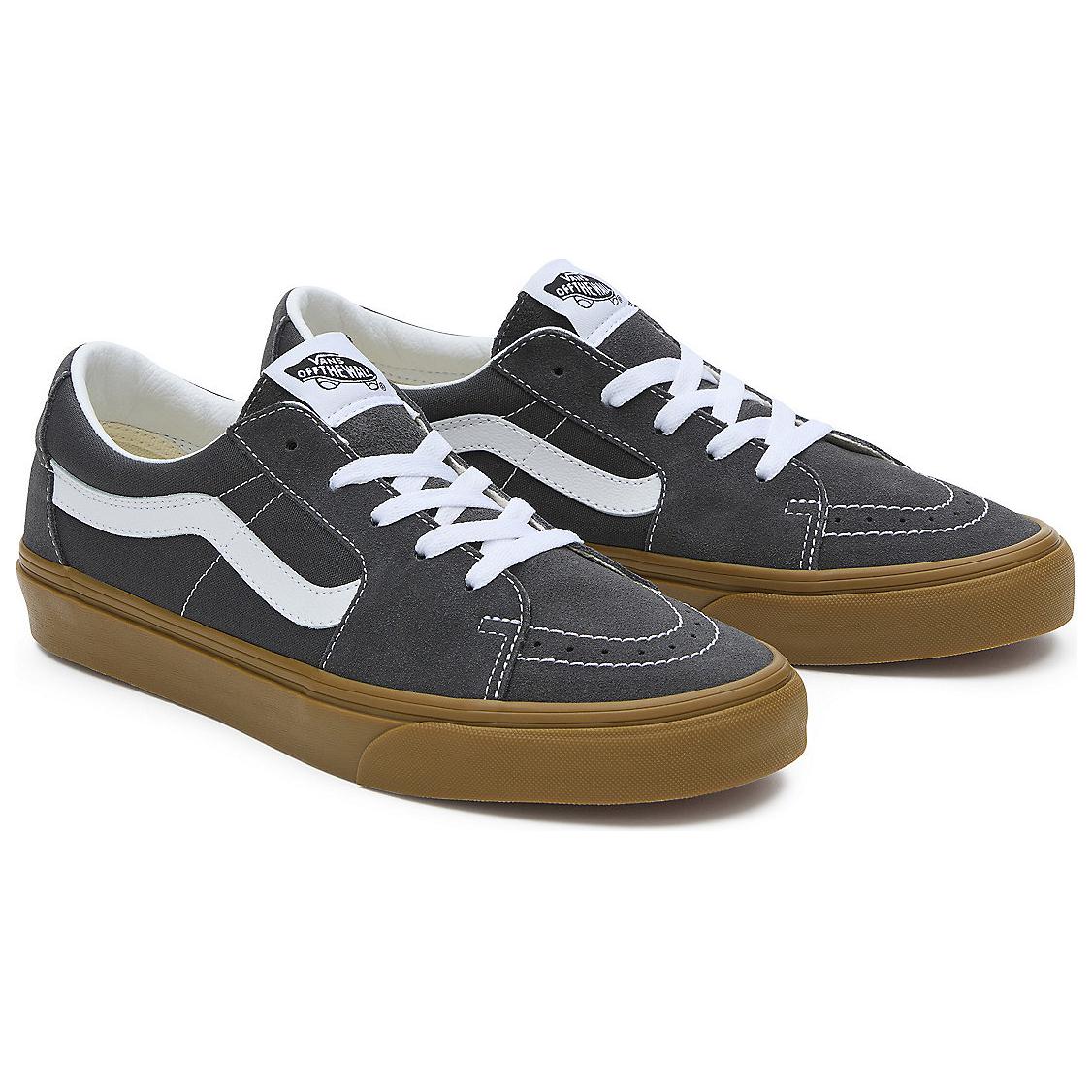 Lookbook (W) Kasut Vans Sk8-Low 'Kelabu Putih' VN0009QRCOE