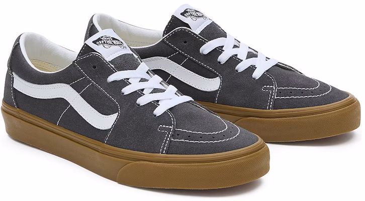 (Women) Vans Sk8-Low Shoes 'Grey White' VN0009QRCOE Lookbook (Women) Vans Sk8-Low Shoes 'Grey White' VN0009QRCOE