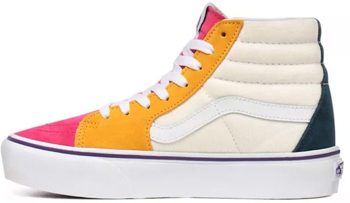 Vans Mini Cord SK8-HI Platform 2.0 White/Yellow/Red VN0A3TKNWVY Buy Vans Mini Cord SK8-HI Platform 2.0 White/Yellow/Red VN0A3TKNWVY
