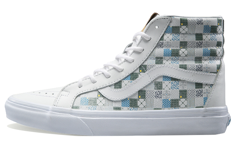 Buy 반스 SK8-Hi 리이슈 DX (화이트 그린 블루) VN0A38GJMSI