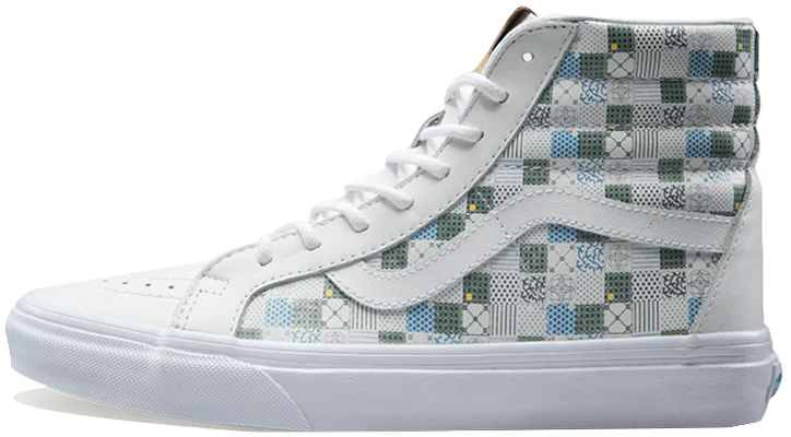 반스 SK8-Hi 리이슈 DX (화이트 그린 블루) VN0A38GJMSI Buy 반스 SK8-Hi 리이슈 DX (화이트 그린 블루) VN0A38GJMSI