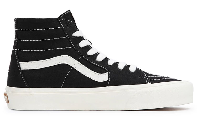 Vans SK8-HI Tapered High-Top Sneakers Black/White 圖 2