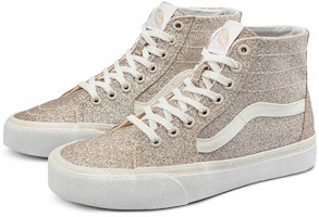 반스 스케이트-하이 테이퍼드 블링블링 '브라운 화이트' VN0A4U16B7A Order 반스 스케이트-하이 테이퍼드 블링블링 '브라운 화이트' VN0A4U16B7A