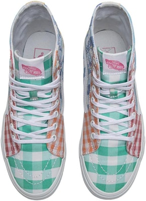 (W) Vans SK8 HI Tapered 'Kotak-Kotak Warna-Warni' VN0A4U16ASX Shop (W) Vans SK8 HI Tapered 'Kotak-Kotak Warna-Warni' VN0A4U16ASX