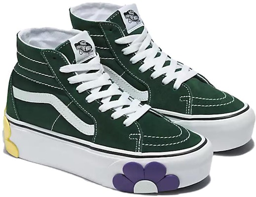 Vans SK8 HI 窄身堆疊式 Osf 防滑抗磨 高筒 滑板鞋 男女款 綠白 Order Vans SK8 HI 窄身堆疊式 Osf 防滑抗磨 高筒 滑板鞋 男女款 綠白